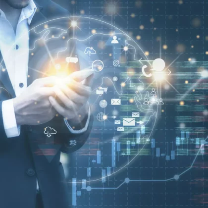 business-man-using-mobile-phone-with-icon-network